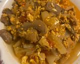 Erdei gombás lecsó recept fázis 3 fotója