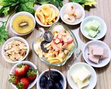 Hình bước làm 4 của món Chè Khúc Bạch, Trái Cây