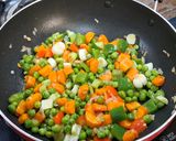 A picture of step 5 of Nasi Goreng (Indonesian Fried Rice).
