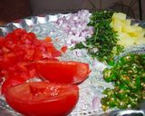 A picture of step 4 of Chole Kulcha.