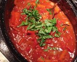 A picture of step 7 of Braised Chicken w/ Peppers.