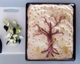 Foto del passaggio 4 della ricetta Focaccia fiorita "Albero, simbolo universale della vita" 🌷