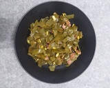 Foto del paso 4 de la receta: Judías verdes frescas rehogadas con jamón