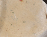 A picture of step 2 of Turkish flat bread(Bazlama).