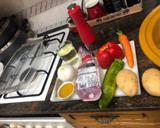 Foto del paso 1 de la receta: Paletilla de cabrito al horno al vino blanco verduras y patata