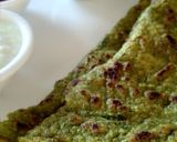 A picture of step 4 of Green moong-dal dhirde |Green moong dal chila | Moong dal dosa.