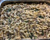 Carbonara rakott tészta spenóttal 🍃 recept fázis 9 fotója