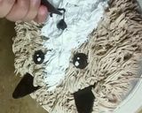 A picture of step 11 of Chocolate theme cake.