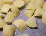 A picture of step 1 of Patatas Bravas tapas.