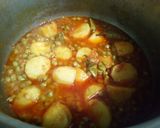 A picture of step 9 of Alu cholia.