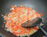 A picture of step 5 of Sweet potato kangkong.