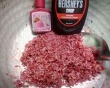 A picture of step 1 of Bloody Eye Rice.
