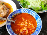 Bầu chần tôm kho đánh ruốc Huế