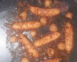 Foto langkah ke 6 dari resep Bakaran Sosis Bakso dan Telur rebus.