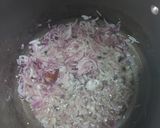 A picture of step 1 of Chana pulao.