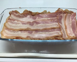 Foto del paso 2 de la receta: Pastel de pollo y jamón dé York envuelto en bacon