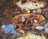Foto del paso 6 de la receta Calamares rellenos de gulas en salsa de almendras e higos