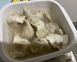 A picture of step 3 of Microwave Frozen Dumplings 🥟.