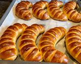 Pas rețetă Cornuri sau Bageluri rusești cu cremă de vanilie și Nutella ❤️ 2 fotografie