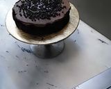 A picture of step 1 of Up in the clouds fondant Birthday cake.