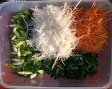 Foto langkah ke 2 dari resep Tongbaechu Kimchi (Kimchi Sawi Putih) - Resep tanpa Udang Fermentasi.