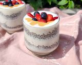 Foto del paso 9 de la receta: 🫙🫐🍓Chía overnight pudding con avena, yogur, coco, fruta fresca y mantequilla de maní🍓🫐🫙