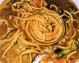 Foto del paso 6 de la receta: Fideos Tomoshiraga Somen en salsa oriental de pescado, con albóndigas, y gambas langostineras