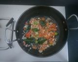 A picture of step 2 of Sprouted Masala Moong.