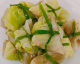 Hình bước làm 2 của món Canh bắp cải cuộn thịt