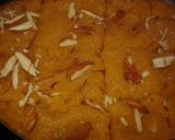 A picture of step 4 of Navratri special coconut sweet.