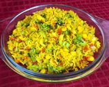 A picture of step 8 of Garlic Turmeric Rice.