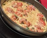 A picture of step 4 of Summer Patio Tomato Pasta Rosa.