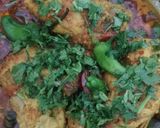 A picture of step 4 of Chicken Tikka karahi.
