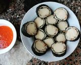 รูปขั้นตอนการทำที่ 5 ของ เต้าหู้ไก่สับห่อสาหร่าย (คลีน)