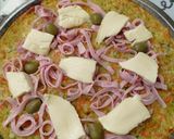 Foto del paso 5 de la receta: Pizza base de arroz y verduras con fainá clásica