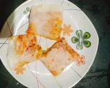 A picture of step 7 of Schezwan Dosa.