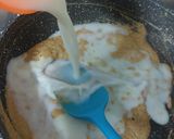 A picture of step 2 of AMARANTH FLOUR (RAJGIRA) SHEERA.