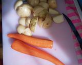 Foto del paso 1 de la receta: Guisado de papa con zanahoria