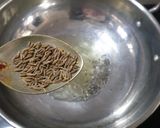 A picture of step 7 of Hara Chana sabji.