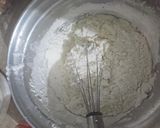 A picture of step 1 of Chocolate Donuts filled with custard.