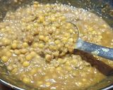 A picture of step 8 of Chole khulche.