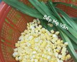 Hình bước làm 2 của món Chè bắp,khoai môn,nấm tuyết và lá cẩm