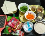 तिरंगा भाखरी पिज़्ज़ा रेसिपी चरण 1 फोटो