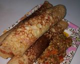 A picture of step 5 of Chicken Pancake with Corned Beef Sauce.
