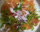A picture of step 1 of South Indian fish curry.