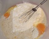 Almás palacsinta teljes kiőrlésű lisztből recept fázis 3 fotója