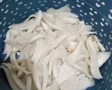 Foto langkah ke 1 dari resep Tumis jamur tiram saus tiram+ tahu.