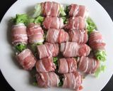 A picture of step 2 of Pork Belly Rolls on Skewers.