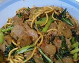Foto langkah ke 3 dari resep Bakmi urai bakso.