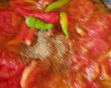 A picture of step 6 of Cabbage fish with capsicum.